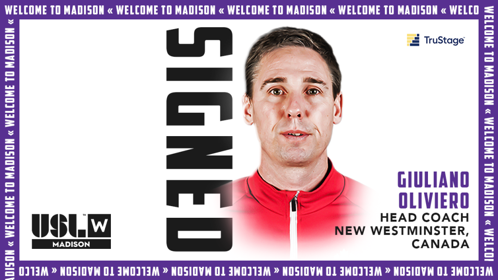 Giuliano Oliviero serving as Head Coach